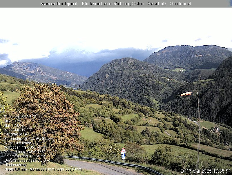 immagine della webcam nei dintorni di Altopiano di Renon: webcam Laion