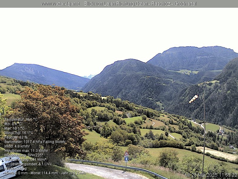 immagine della webcam nei dintorni di Rio di Pusteria: webcam Laion