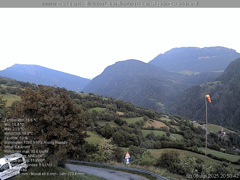 immagine della webcam nei dintorni di Renon: webcam Laion