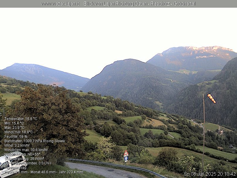 immagine della webcam nei dintorni di Sarentino: webcam Laion