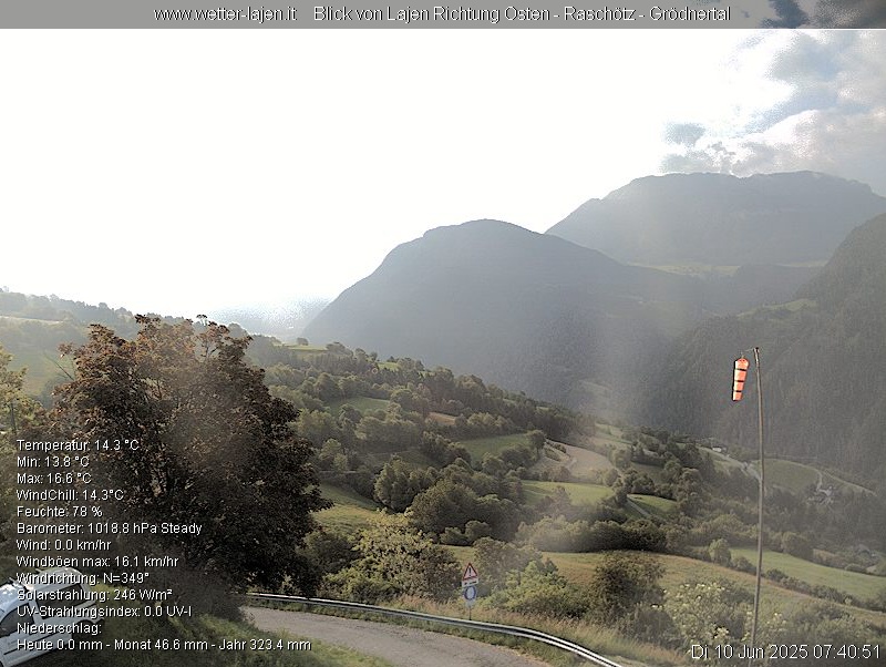 immagine della webcam nei dintorni di Villandro: webcam Laion