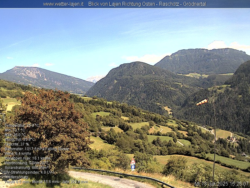 immagine della webcam nei dintorni di Santa Cristina Valgardena: webcam Laion