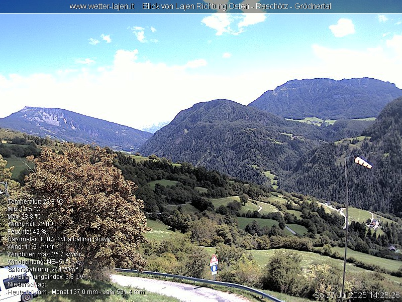 immagine della webcam nei dintorni di Bressanone: webcam Laion