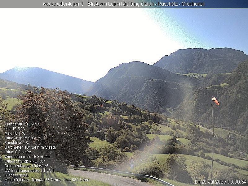 immagine della webcam nei dintorni di Castelrotto: webcam Laion