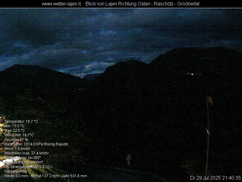 immagine della webcam nei dintorni di Altopiano di Renon: webcam Laion