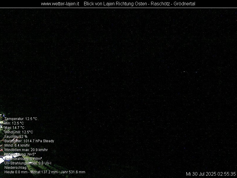 immagine della webcam nei dintorni di Funes: webcam Laion