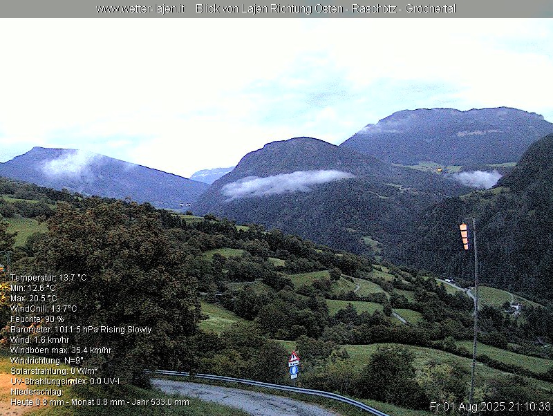 immagine della webcam nei dintorni di Villandro: webcam Laion