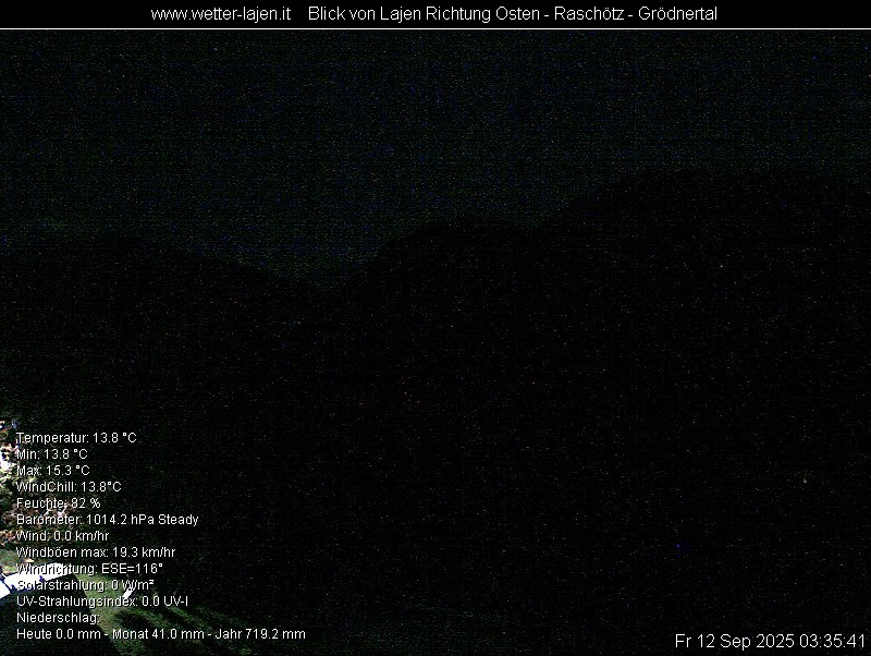 immagine della webcam nei dintorni di Castelrotto: webcam Laion