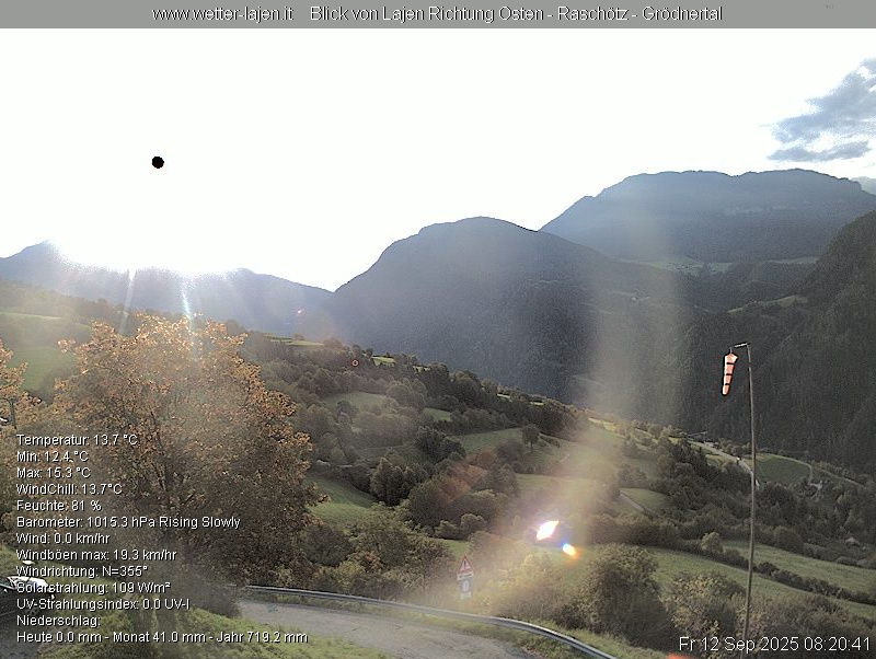 immagine della webcam nei dintorni di Fiè allo Sciliar: webcam Laion