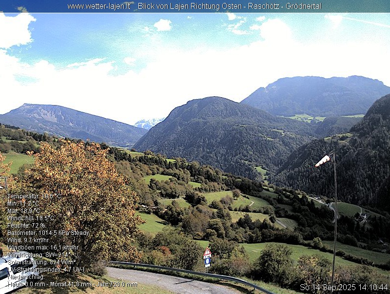 immagine della webcam nei dintorni di Ortisei: webcam Laion