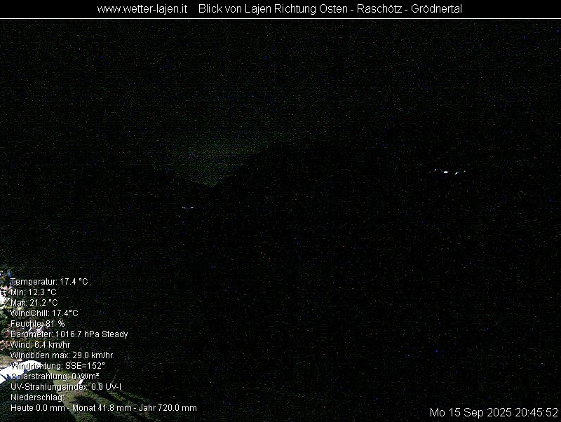 immagine della webcam nei dintorni di Sant'Andrea in Monte: webcam Laion