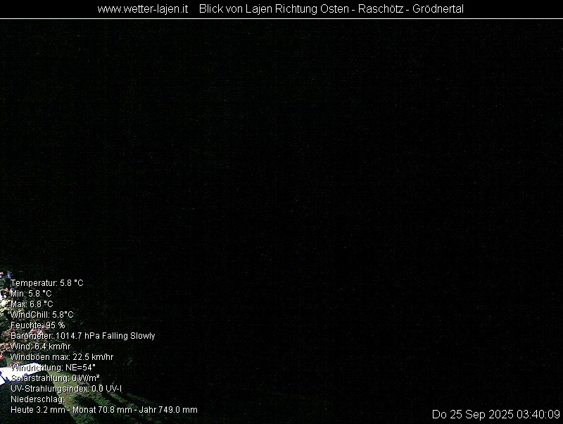 immagine della webcam nei dintorni di Barbiano: webcam Laion